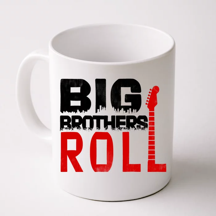 Rock And Roll Big Brothers Front & Back Coffee Mug