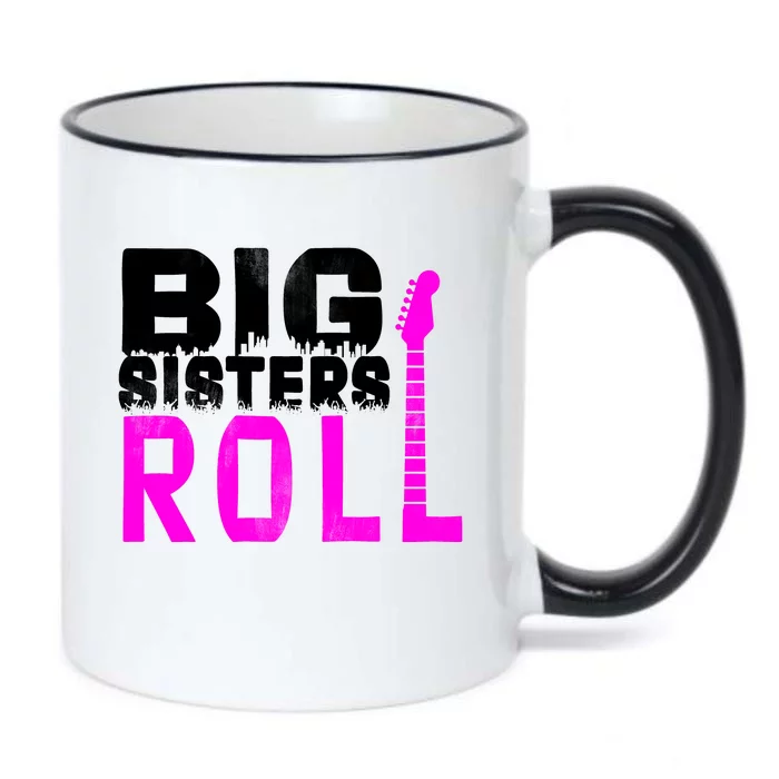 Rock And Roll Big Sisters Black Color Changing Mug