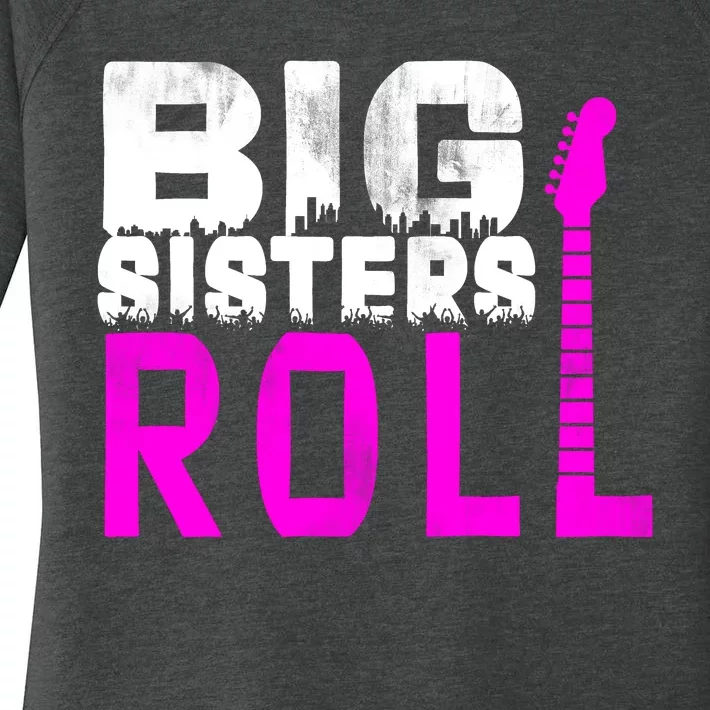 Rock And Roll Big Sisters Women's Perfect Tri Tunic Long Sleeve Shirt