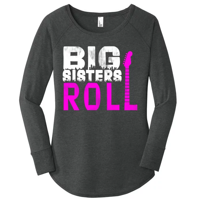 Rock And Roll Big Sisters Women's Perfect Tri Tunic Long Sleeve Shirt