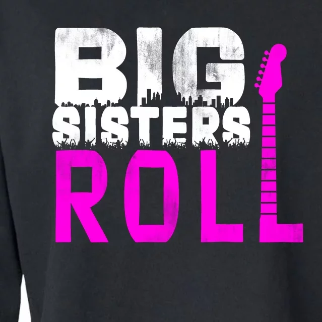 Rock And Roll Big Sisters Cropped Pullover Crew