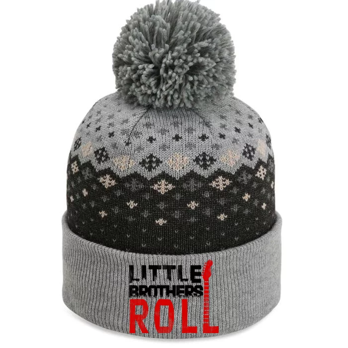 Rock And Roll Little Brothers The Baniff Cuffed Pom Beanie