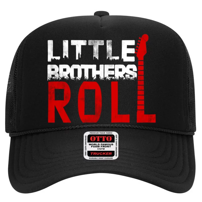 Rock And Roll Little Brothers High Crown Mesh Trucker Hat