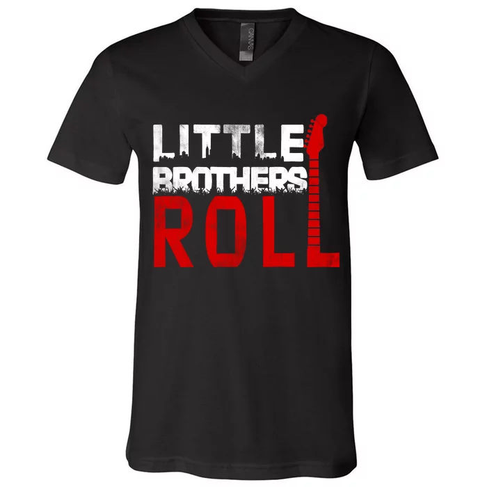 Rock And Roll Little Brothers V-Neck T-Shirt