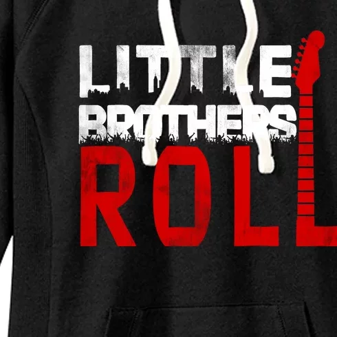 Rock And Roll Little Brothers Women's Fleece Hoodie