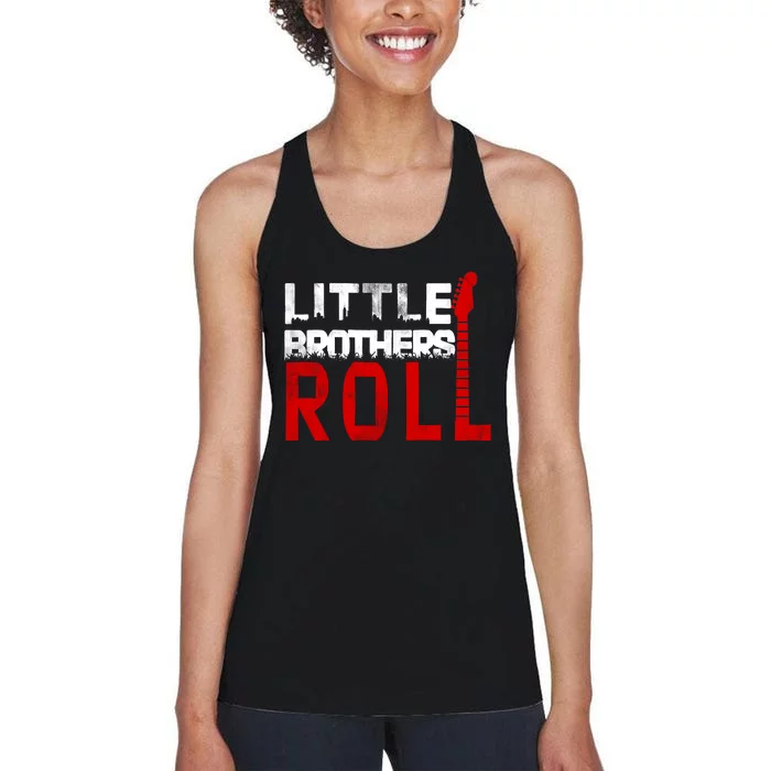 Rock And Roll Little Brothers Women's Racerback Tank