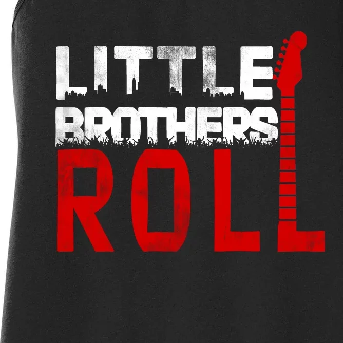 Rock And Roll Little Brothers Women's Racerback Tank