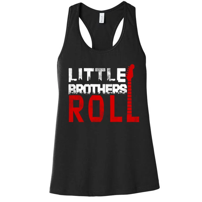 Rock And Roll Little Brothers Women's Racerback Tank