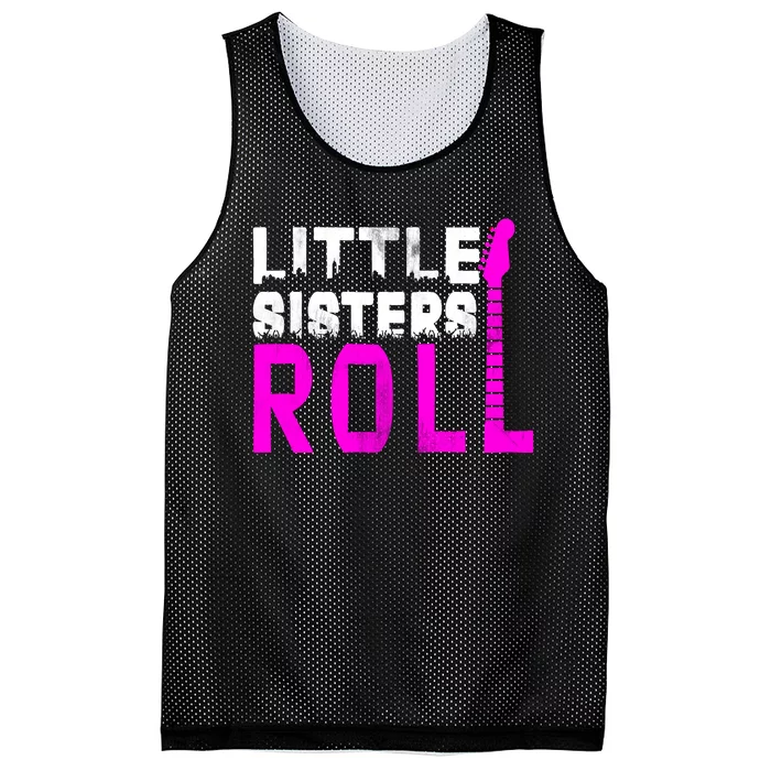 Rock And Roll Little Sisters Mesh Reversible Basketball Jersey Tank