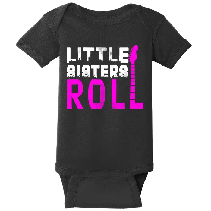 Rock And Roll Little Sisters Baby Bodysuit