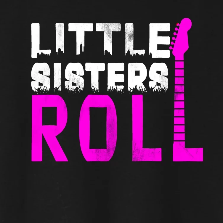 Rock And Roll Little Sisters Women's Crop Top Tee