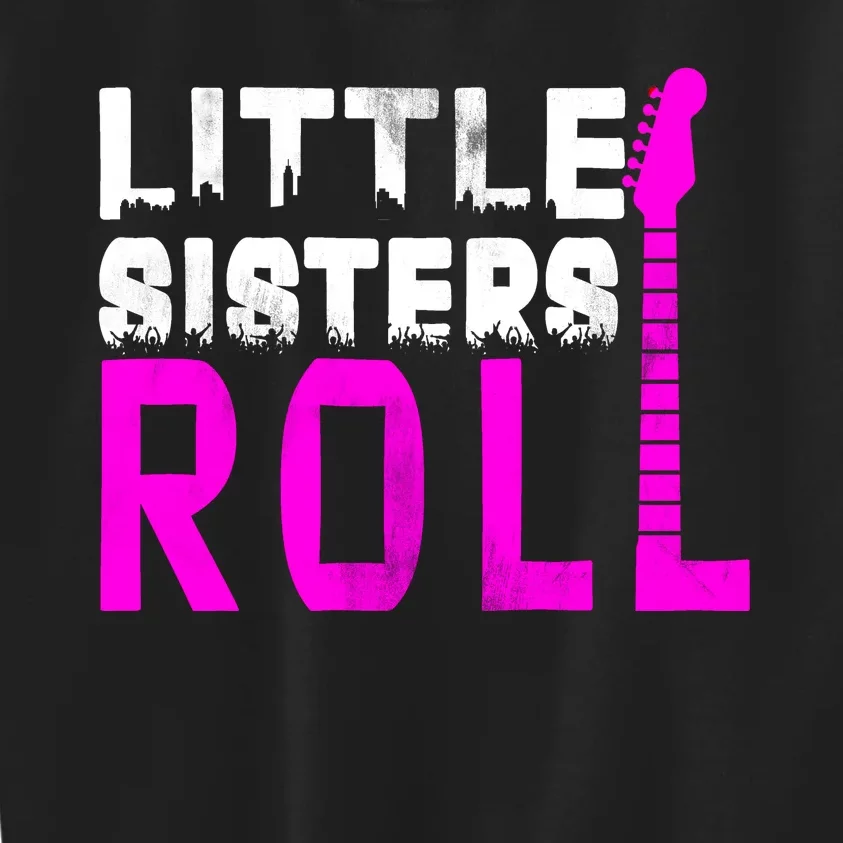 Rock And Roll Little Sisters Kids Sweatshirt