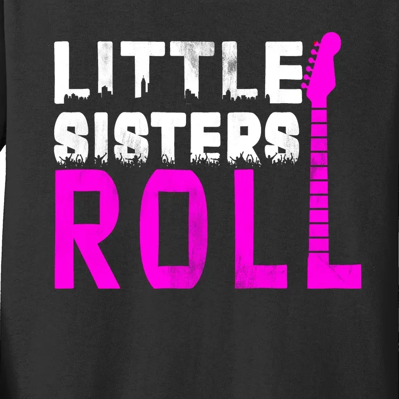 Rock And Roll Little Sisters Kids Long Sleeve Shirt