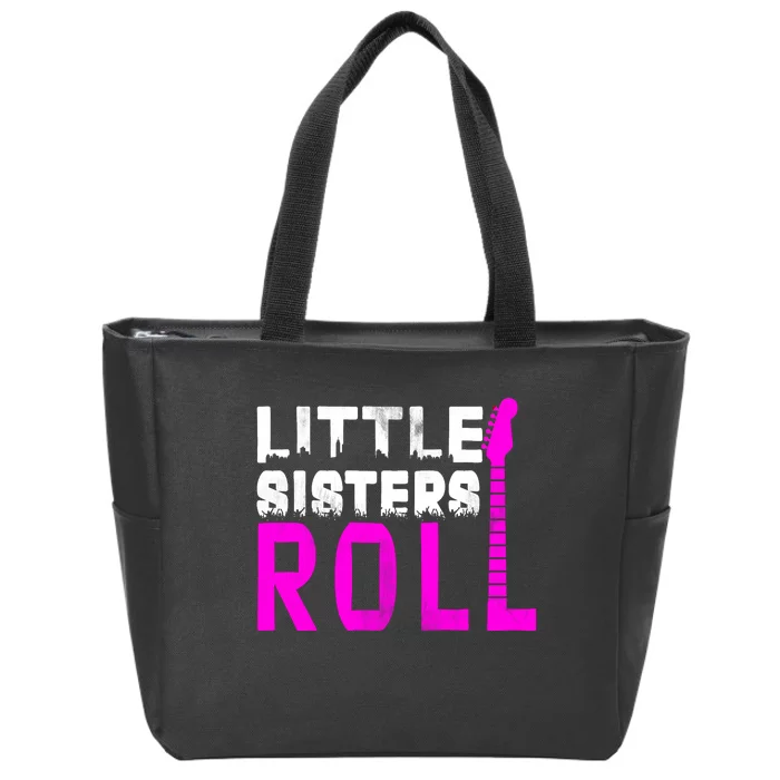 Rock And Roll Little Sisters Zip Tote Bag