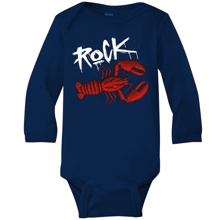 Rock Lobster Baby Long Sleeve Bodysuit