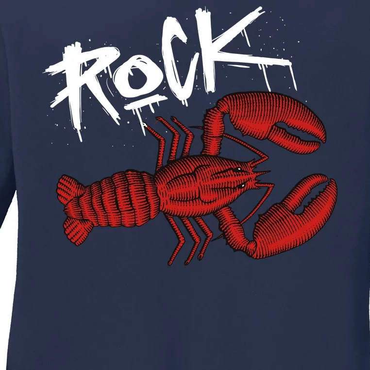 Rock Lobster Ladies Long Sleeve Shirt