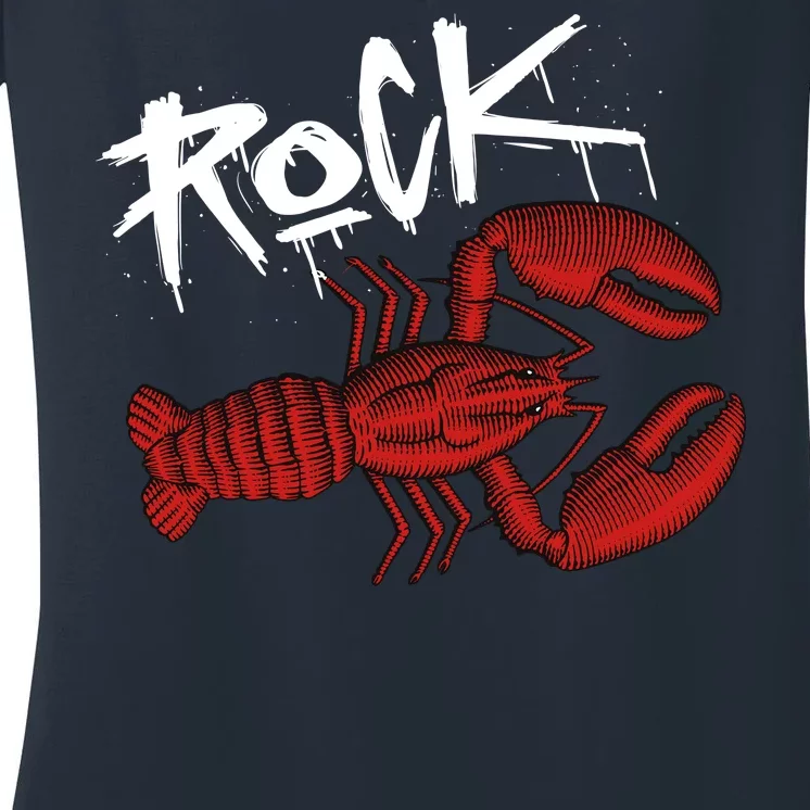 Rock Lobster Women's V-Neck T-Shirt