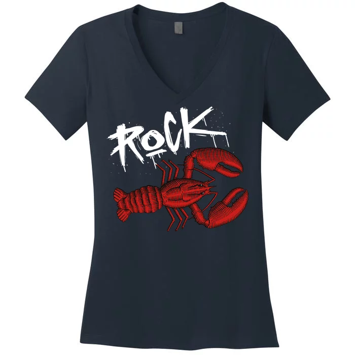 Rock Lobster Women's V-Neck T-Shirt