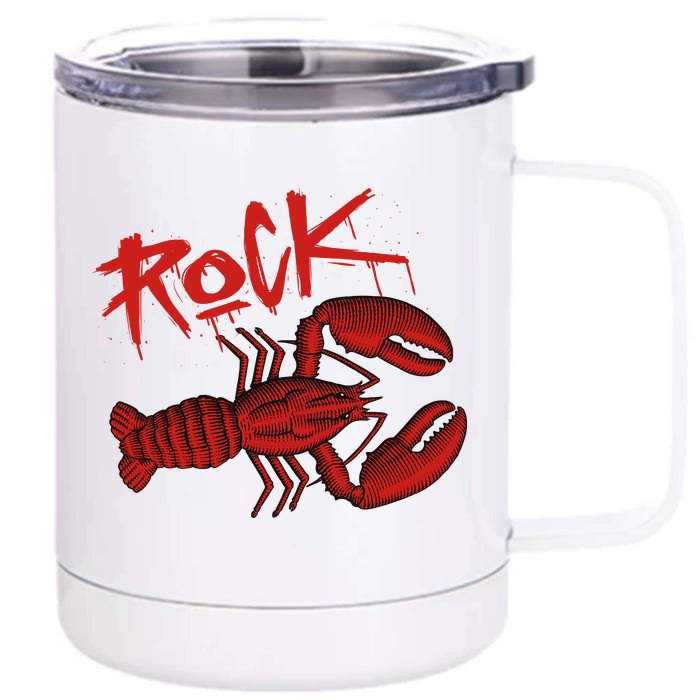 Rock Lobster Front & Back 12oz Stainless Steel Tumbler Cup