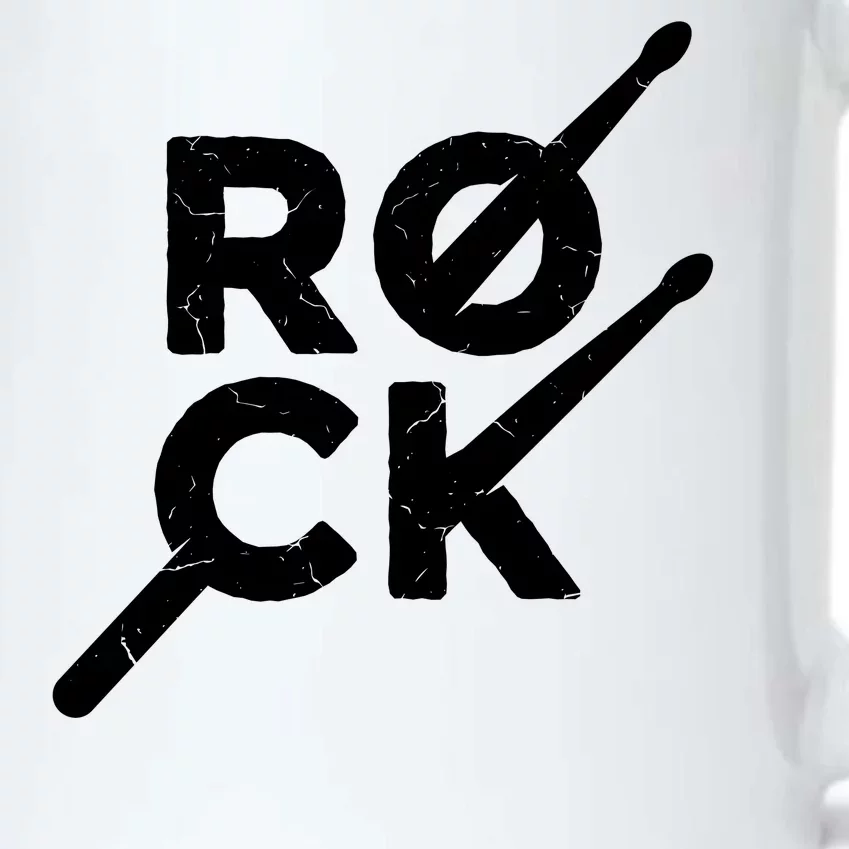 Rock Music Drum Black Color Changing Mug