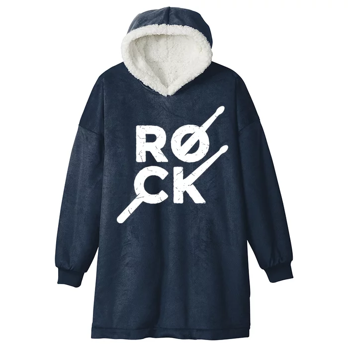 Rock Music Drum Hooded Wearable Blanket