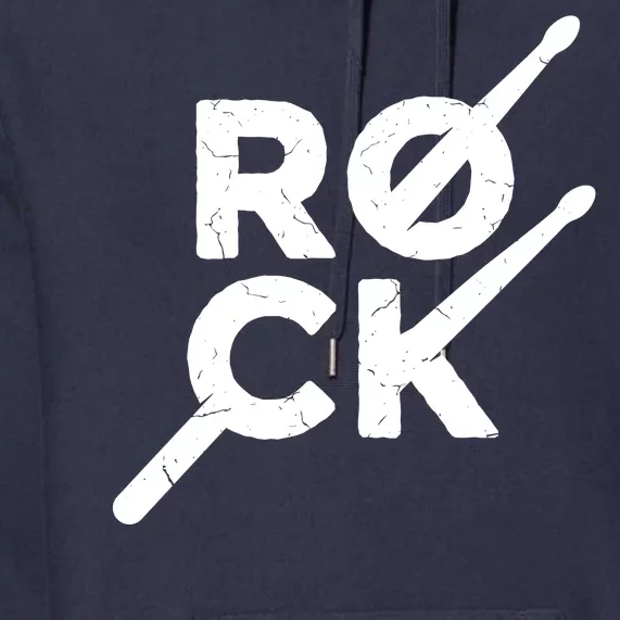 Rock Music Drum Premium Hoodie