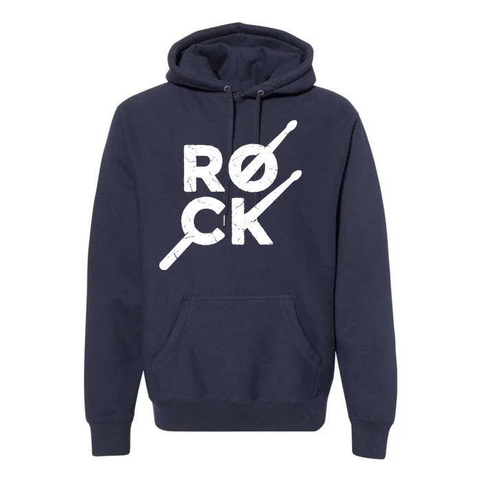 Rock Music Drum Premium Hoodie