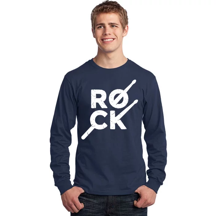 Rock Music Drum Tall Long Sleeve T-Shirt