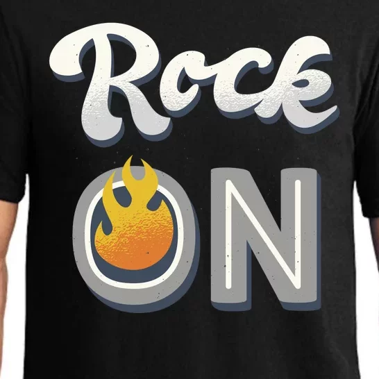 Rock On Flame Pajama Set