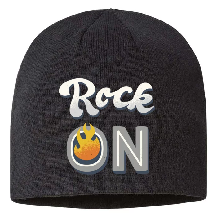 Rock On Flame 8 1/2in Sustainable Knit Beanie