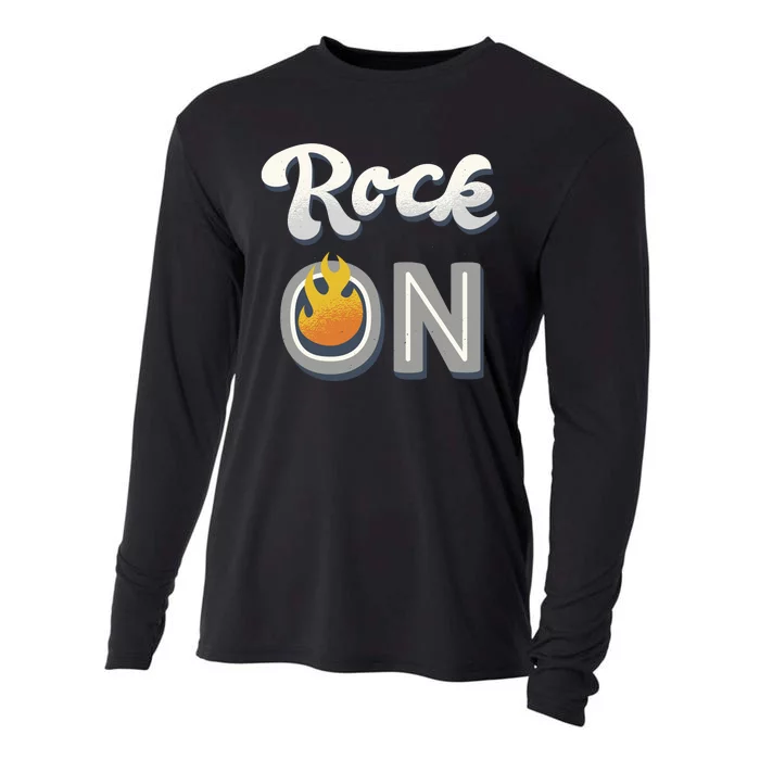 Rock On Flame Cooling Performance Long Sleeve Crew