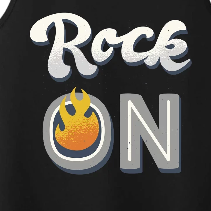 Rock On Flame Performance Tank