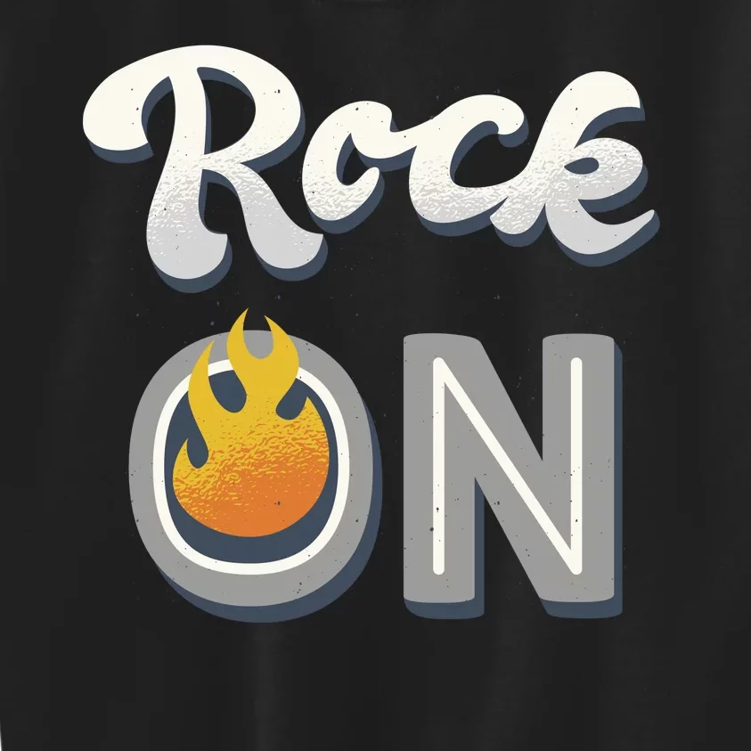 Rock On Flame Kids Sweatshirt