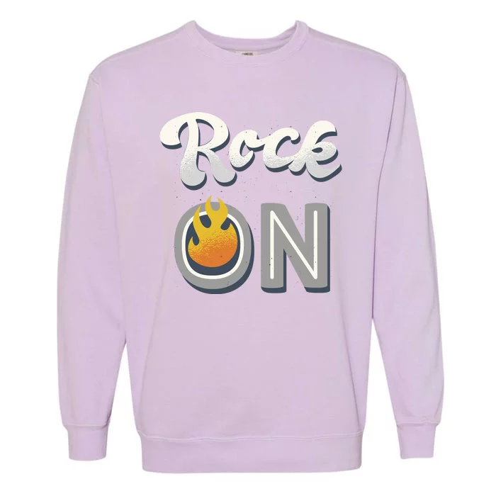 Rock On Flame Garment-Dyed Sweatshirt