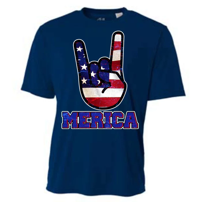 Rock On Merica Cooling Performance Crew T-Shirt