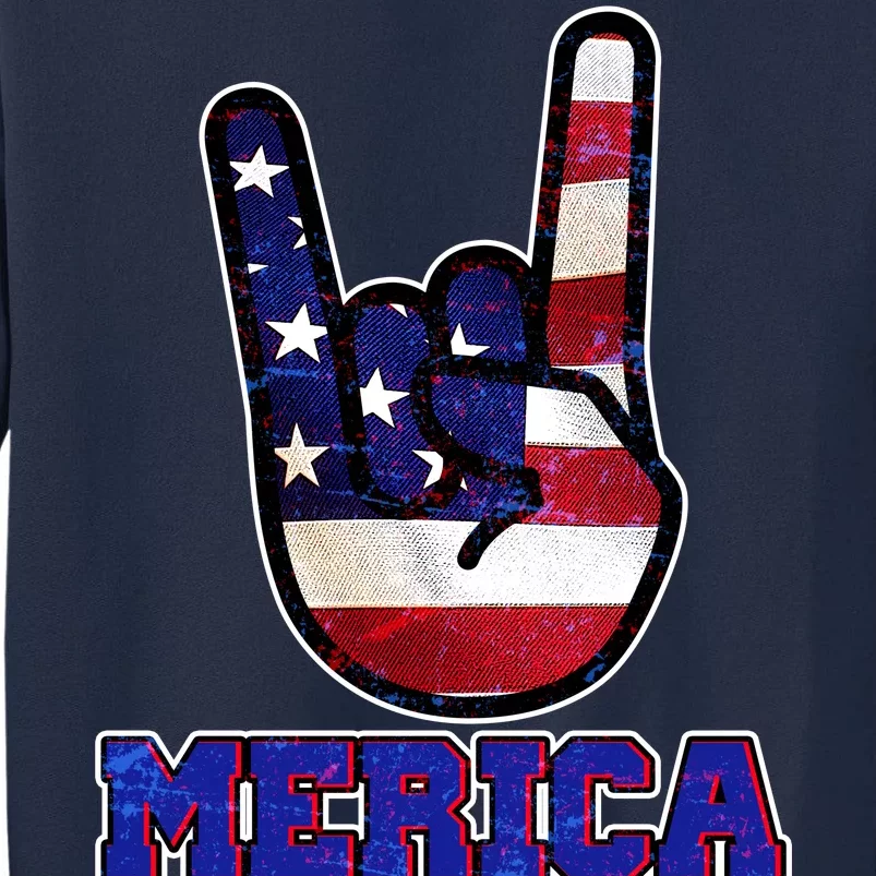 Rock On Merica Tall Sweatshirt