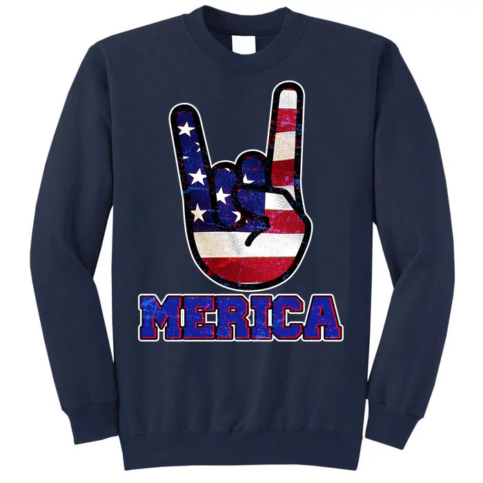 Rock On Merica Tall Sweatshirt