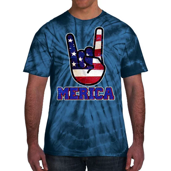 Rock On Merica Tie-Dye T-Shirt