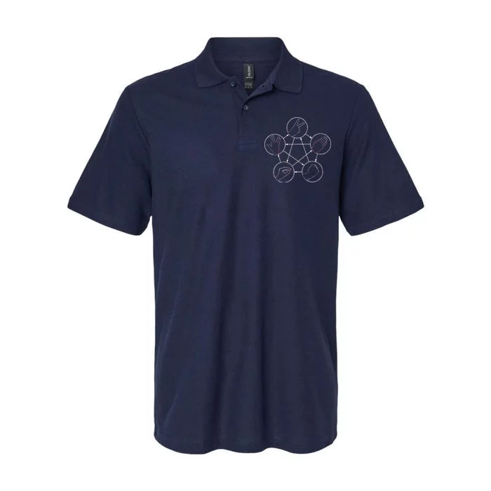 Rock Paper Scissors Lizard Spock Softstyle Adult Sport Polo