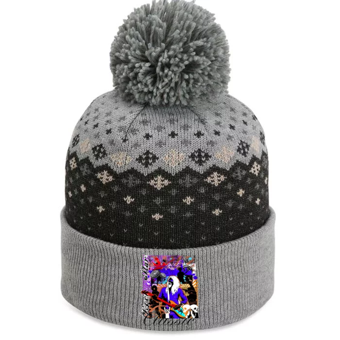 Rock Star Classic The Baniff Cuffed Pom Beanie