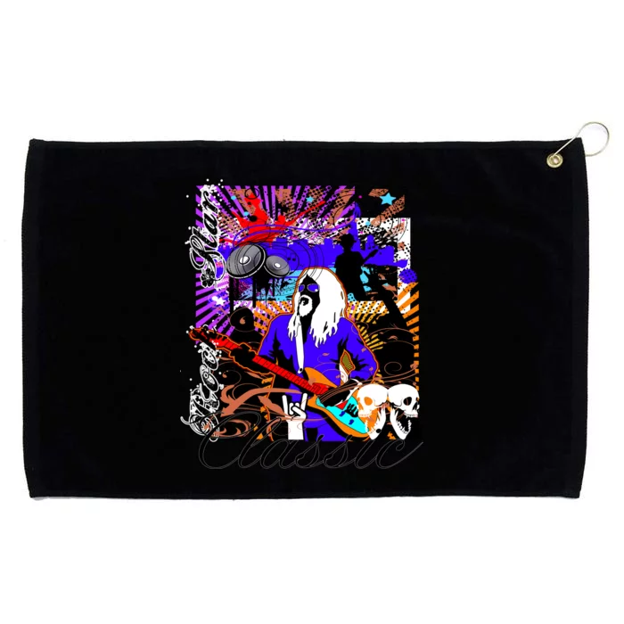 Rock Star Classic Grommeted Golf Towel