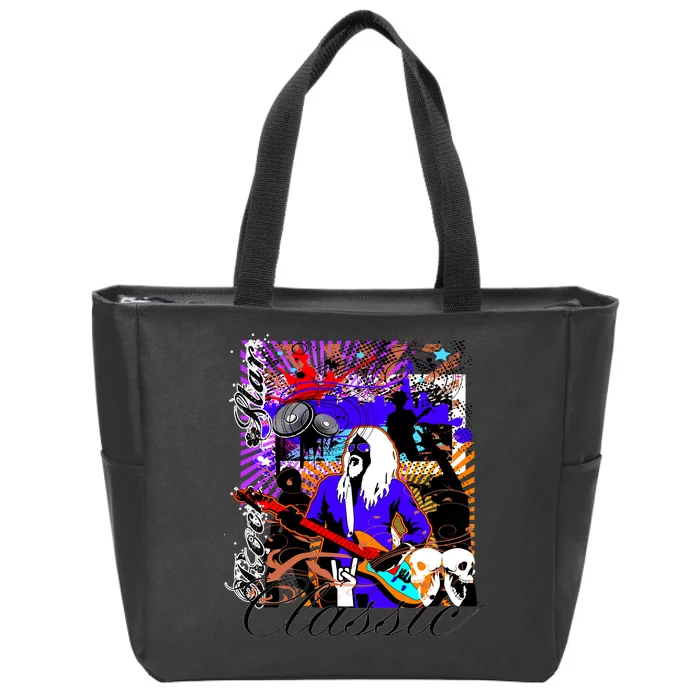 Rock Star Classic Zip Tote Bag