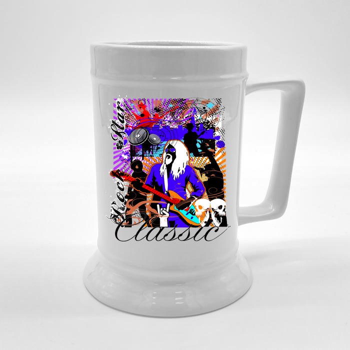 Rock Star Classic Front & Back Beer Stein