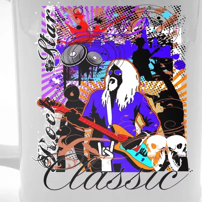 Rock Star Classic Front & Back Beer Stein