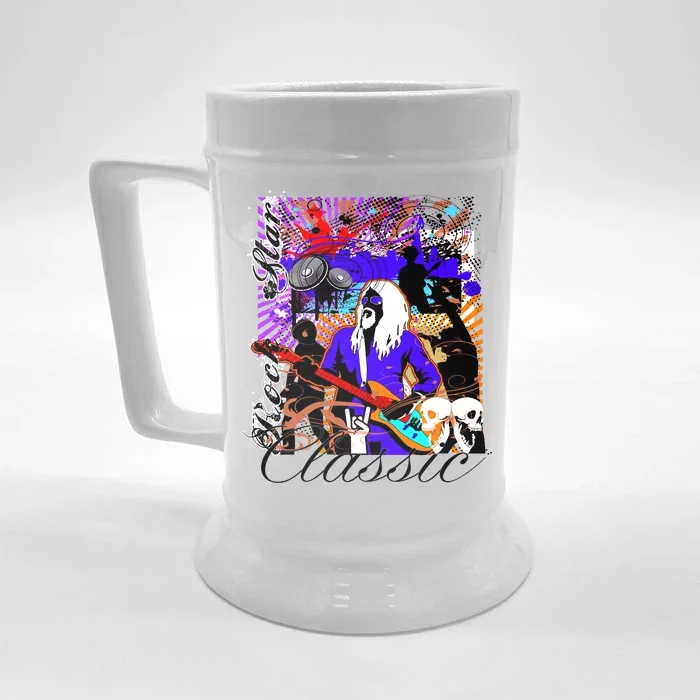 Rock Star Classic Front & Back Beer Stein