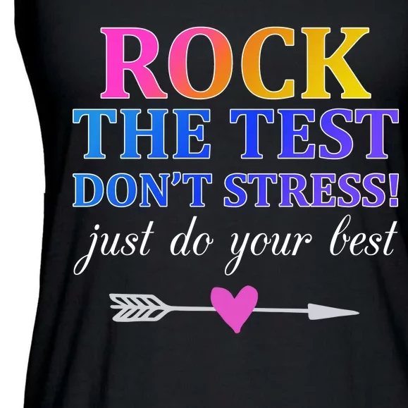 Rock The Test Ladies Essential Flowy Tank