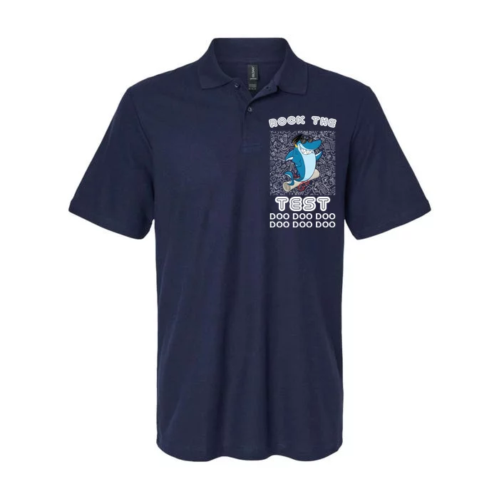 Rock The Test Doo Doo Doo Softstyle Adult Sport Polo