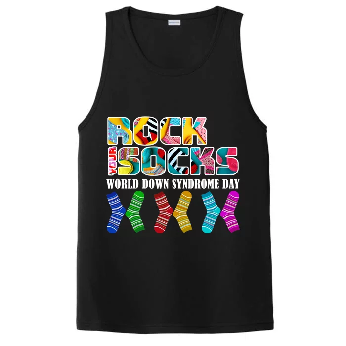 Rock Your Socks For World Down Syndrome Day Performance Tank