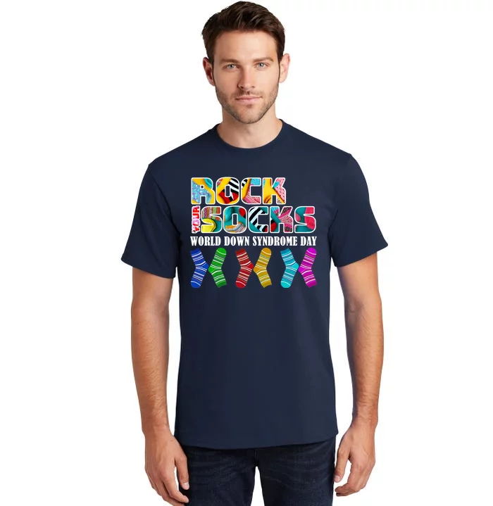 Rock Your Socks For World Down Syndrome Day Tall T-Shirt