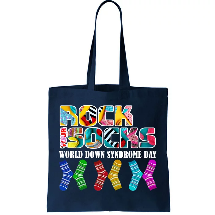 Rock Your Socks For World Down Syndrome Day Tote Bag